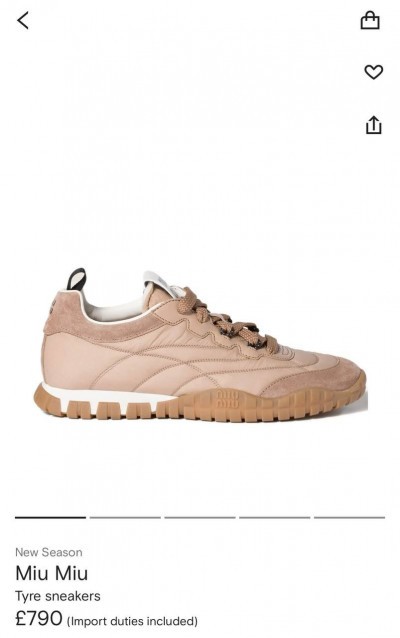 Сникеры Miu Miu
