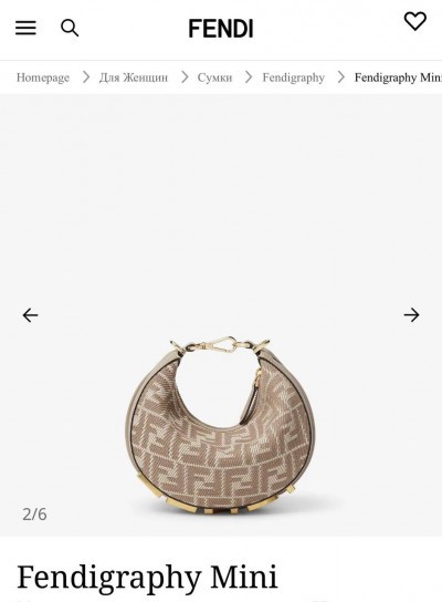 Сумка Fendi Findigraphy Mini