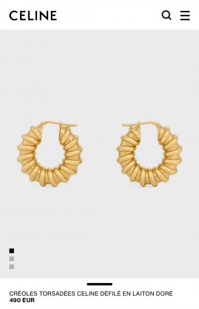 Серьги Celine 