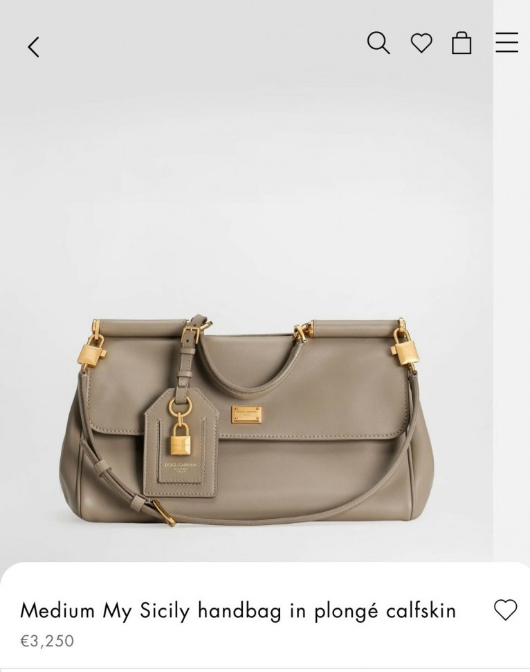 Сумка Dolce&Gabbana My Sicily Medium  