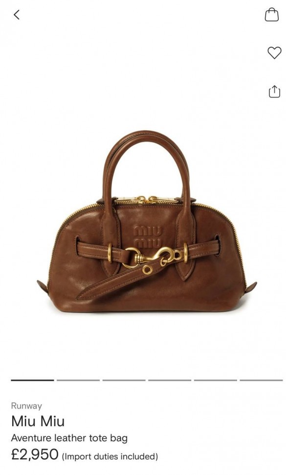 Сумка  Miu Miu Aventure Small