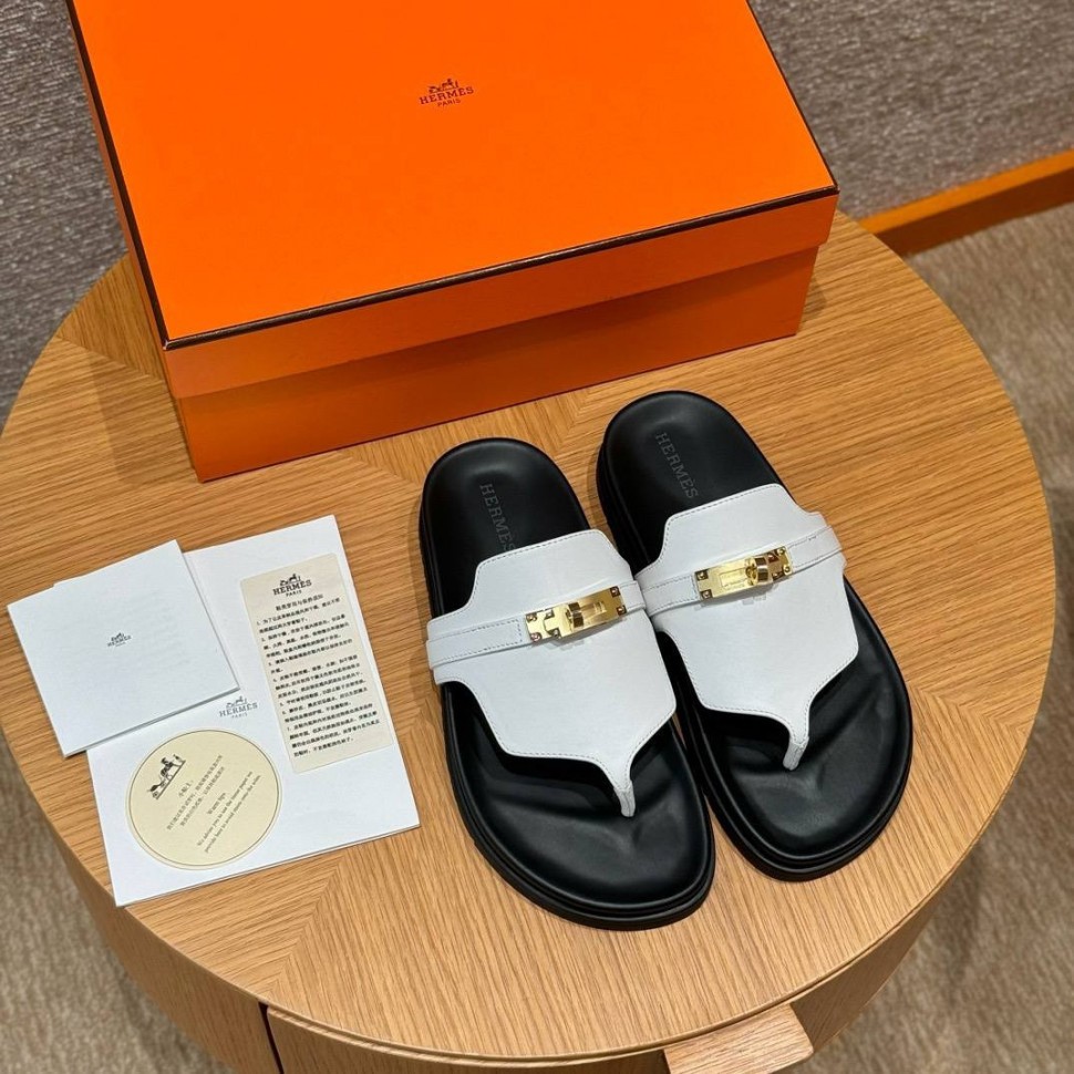 Шлепки Hermes Empire 