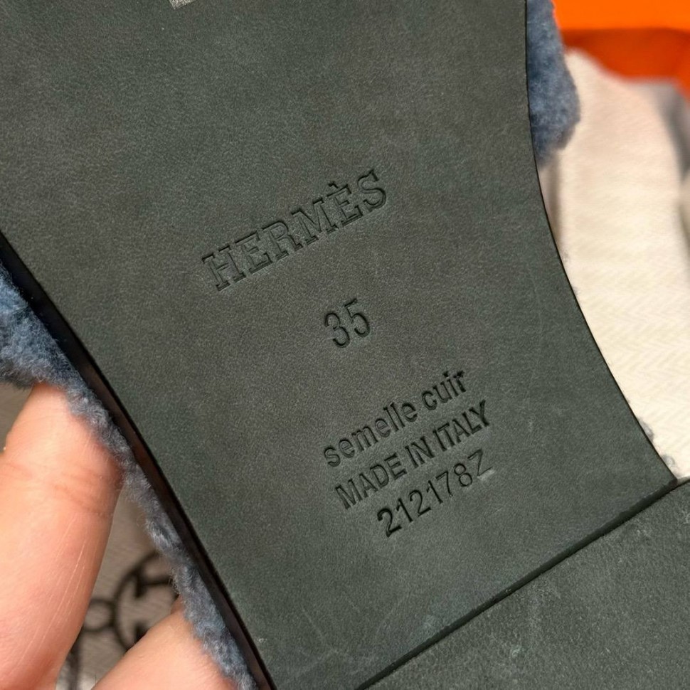 Шлепки Hermes Oran