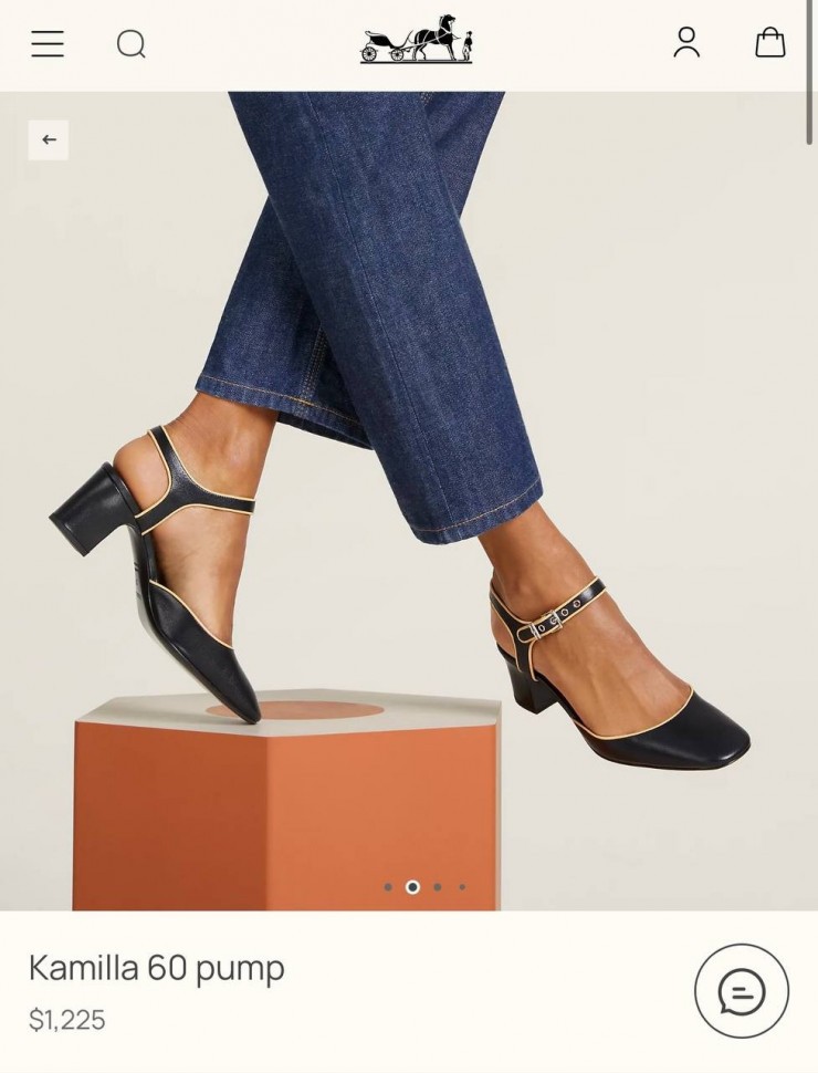 Туфли Hermes Kamilla