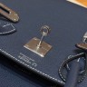 Сумка Hermes Birkin 35 Togo Blue Saphir/Cognac