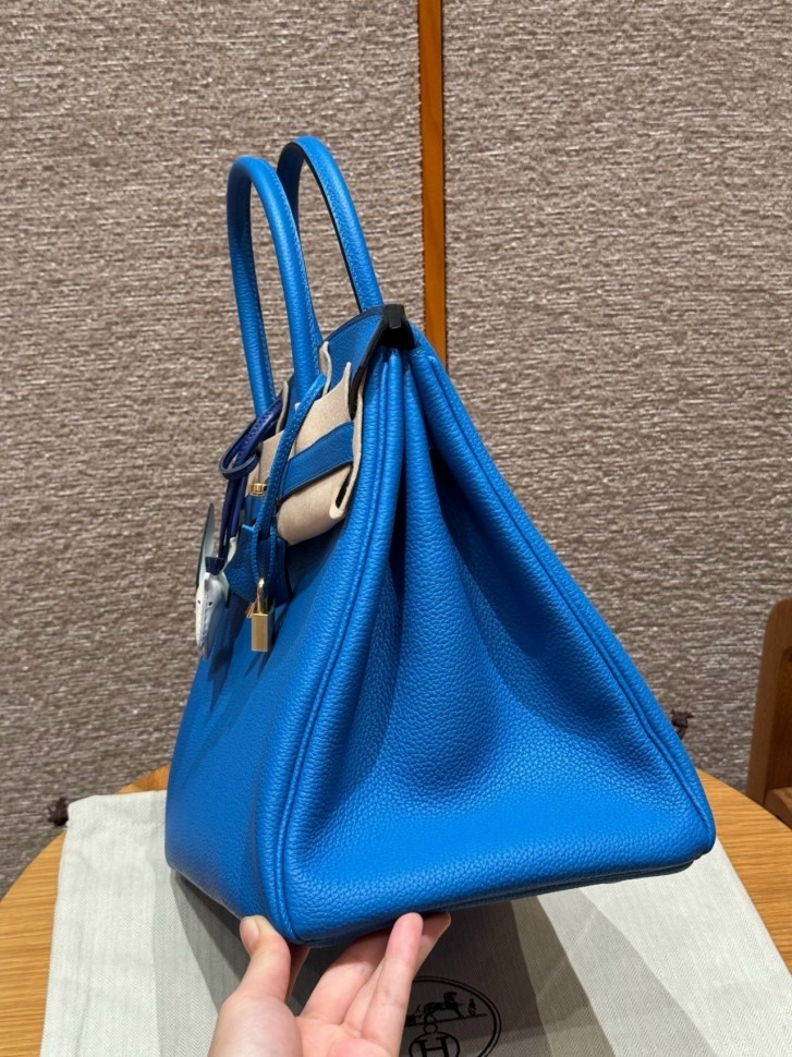 Сумка Hermes Birkin 35 Togo Blue Hydra