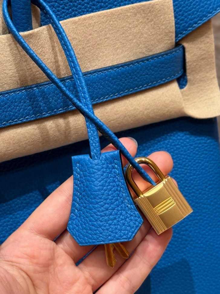 Сумка Hermes Birkin 35 Togo Blue Hydra