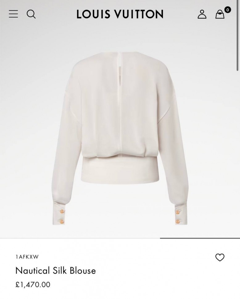 Блуза Louis Vuitton