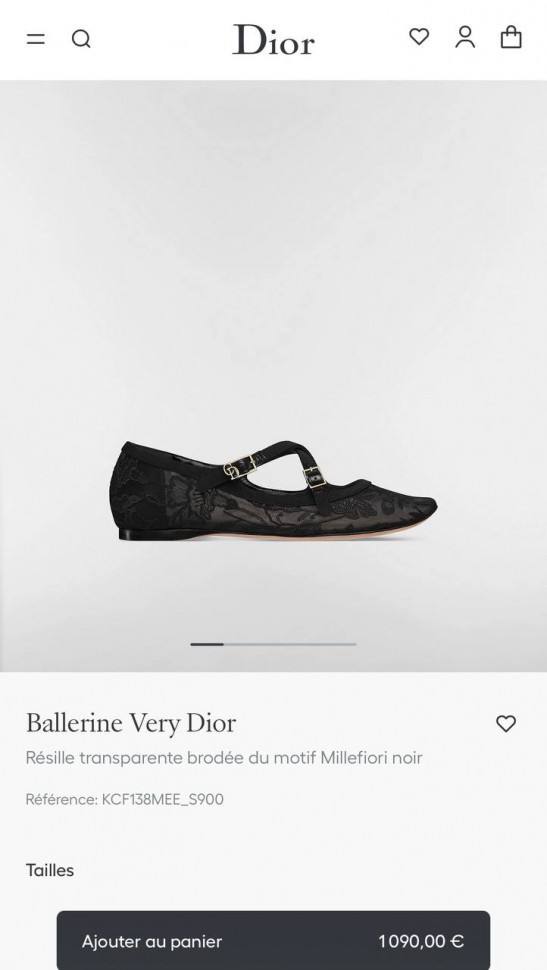 Балетки Dior 