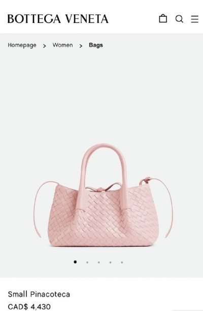 Сумка Bottega Veneta Pinacoteca Small