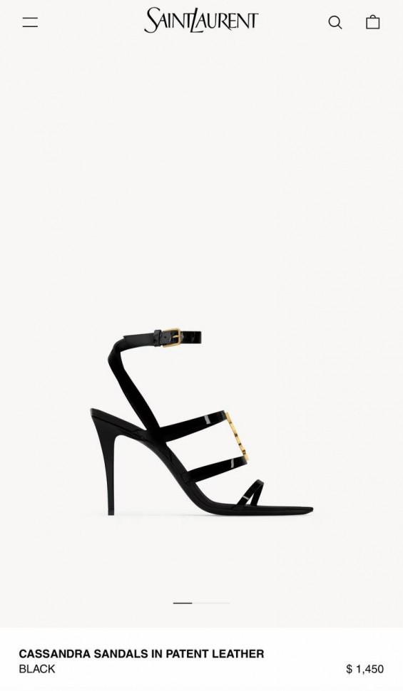 Босоножки Saint Laurent Cassandra