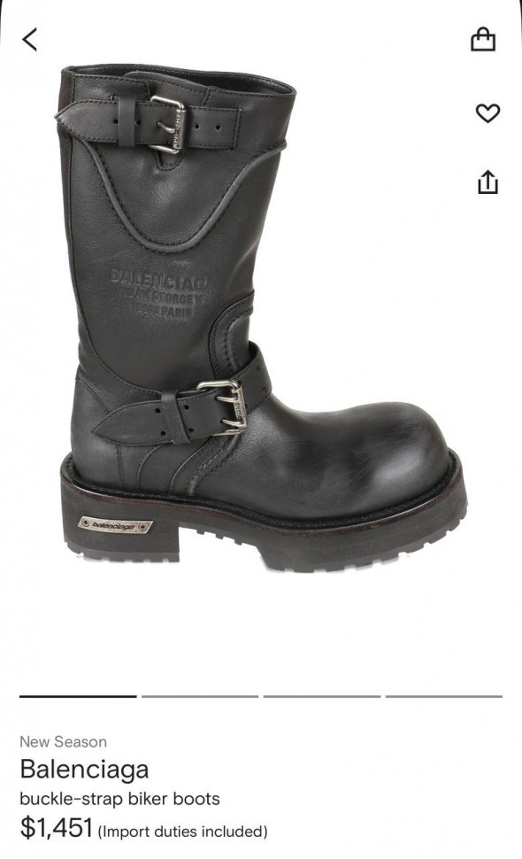 Ботинки Balenciaga  