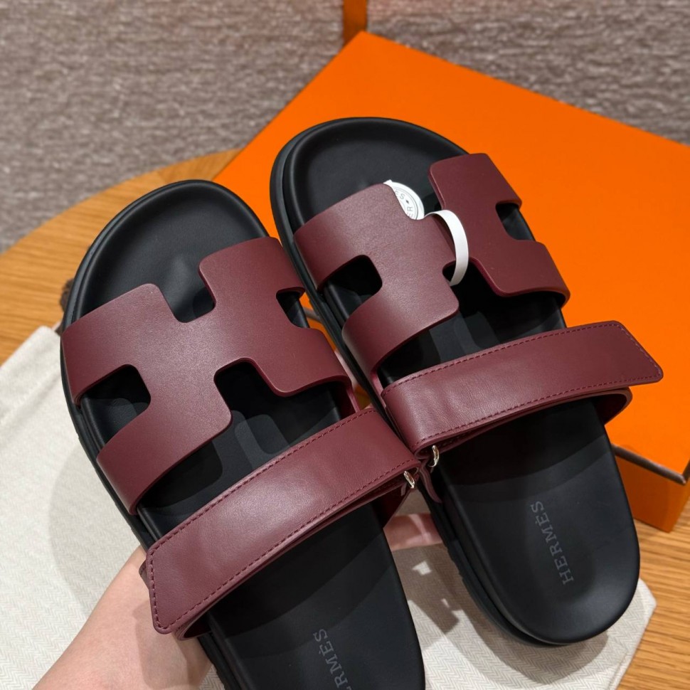 Шлепки Hermes Chypre    