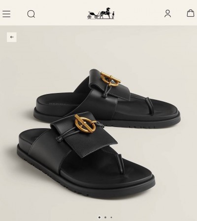 Шлепки Hermes Joyce