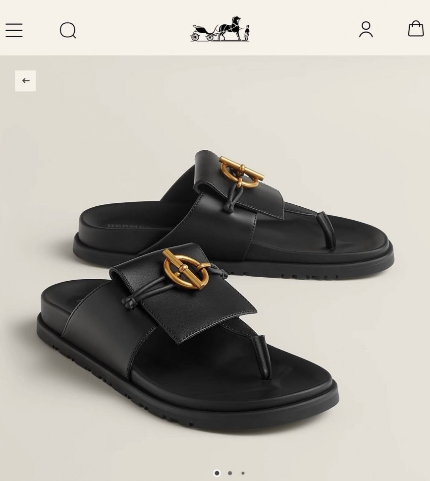 Шлепки Hermes Joyce