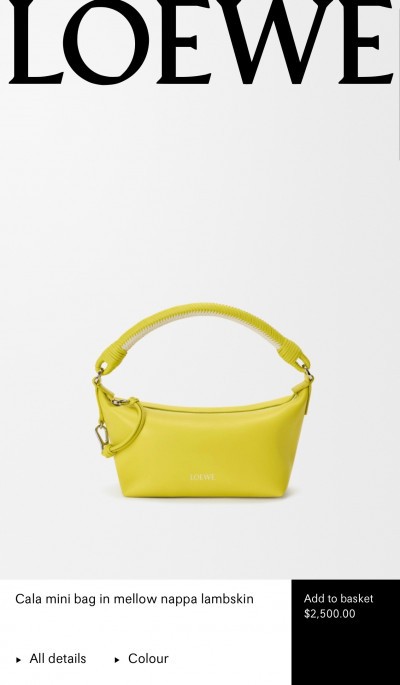 Сумка Loewe Cala mini