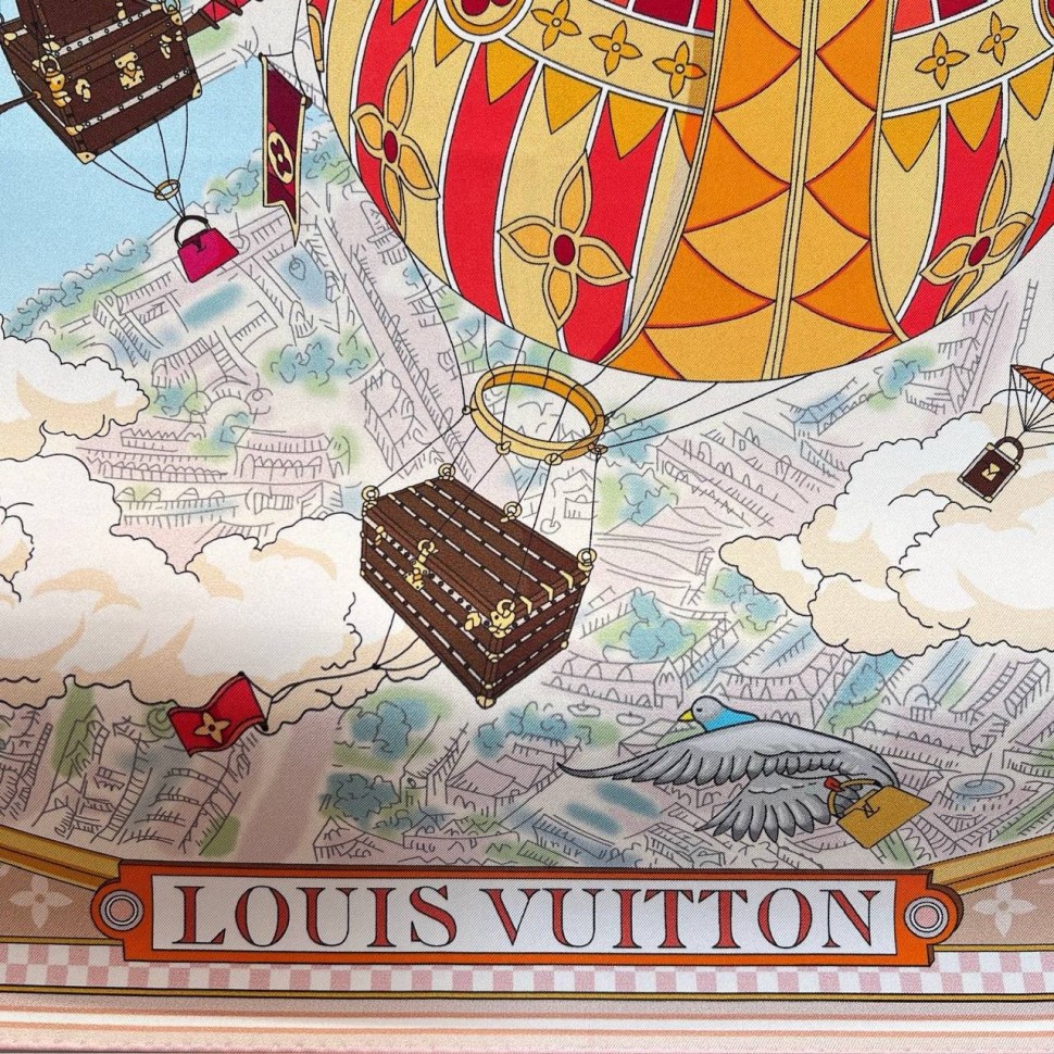 Шелковый платок Louis Vuitton