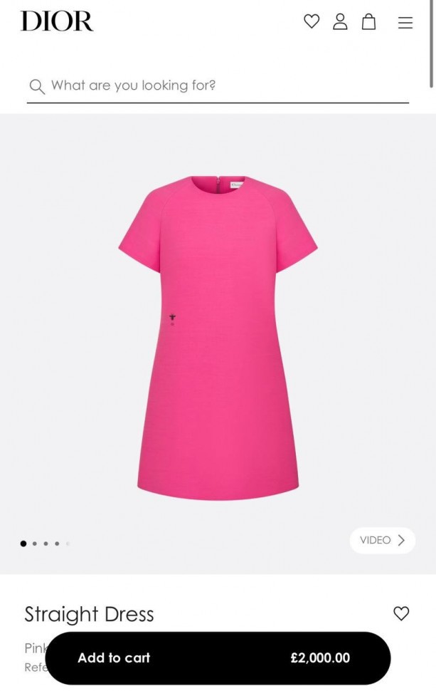 Платье Dior
