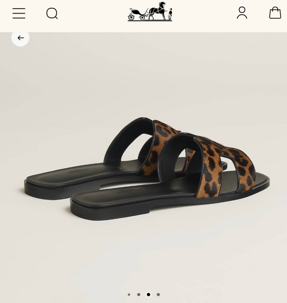 Шлепки Hermes Oran   