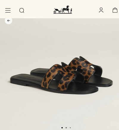 Шлепки Hermes Oran   