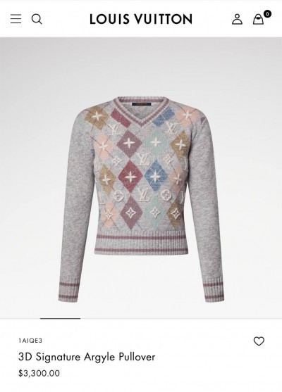 Джемпер Louis Vuitton
