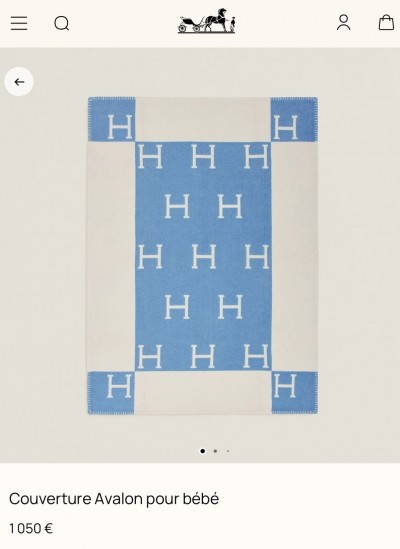 Плед  Hermes Avalon baby