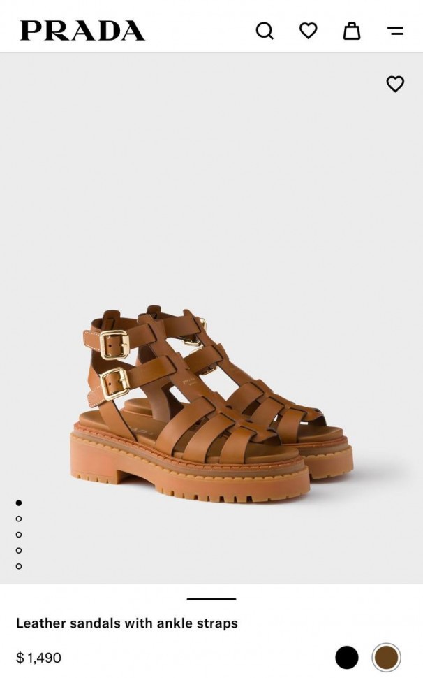 Сандали Prada