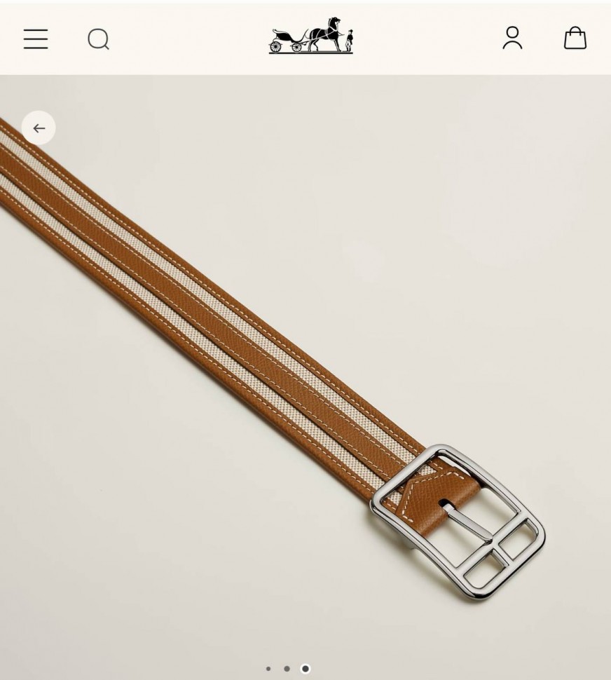 Ремень Hermes Cod Riviera 38   