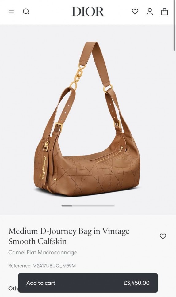 Сумка Dior D-Journey